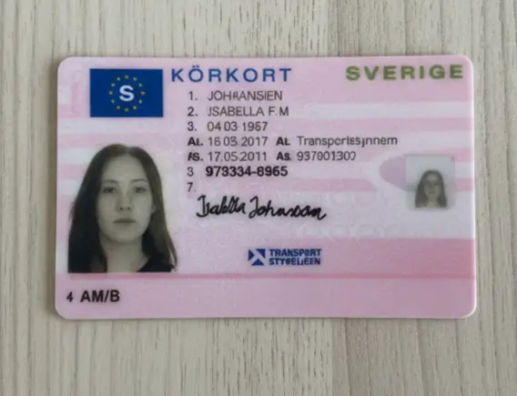Schwedischen Führerschein kaufen - Fuhrerscheinn.com